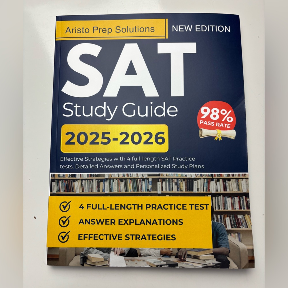 Aristo Prepโ SAT Study Guide 2025-2026